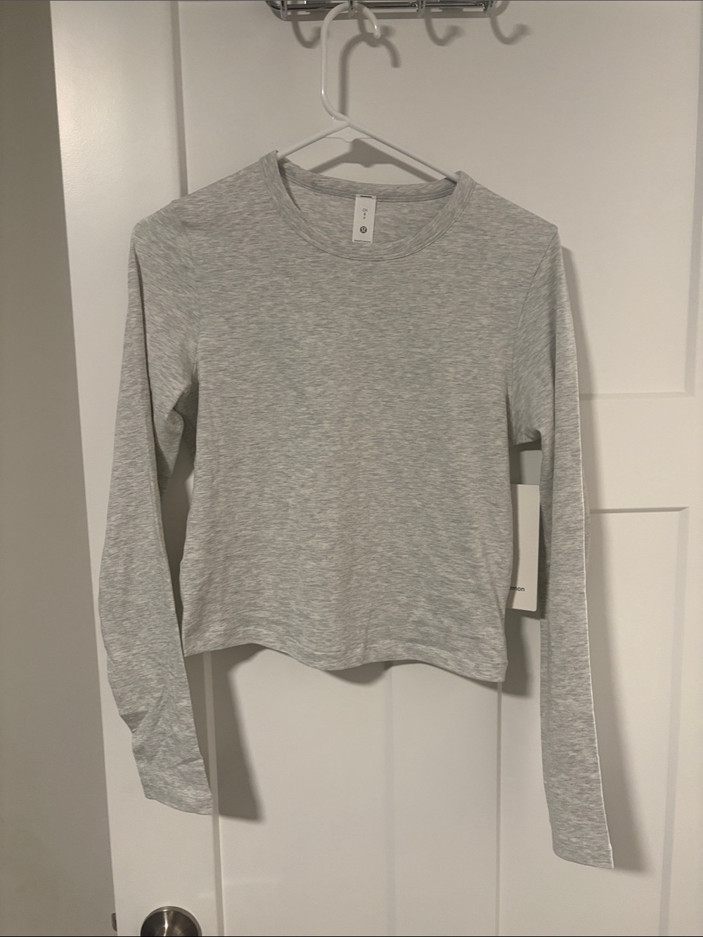 Brand new lululemon gray long sleeve